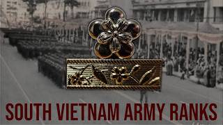 The South Vietnamese Army Rank Structure (1964-1975)