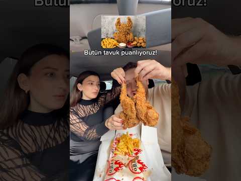 Büyük çıtır tavuğu tekledim 🥰 #karşılaştırma