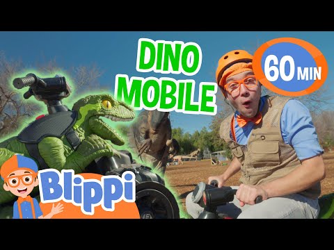 Blippi Rides The Dino Mobile 🦖 Learning Dinosaurs | Kids TV Show | Educational Videos for Kids