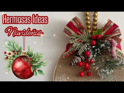 La manera FÁCIL de CREAR Adornos Navideños Hermosos / DIY Home Decor / Artesanato Natalino