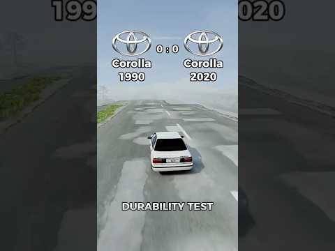 Toyota Corolla 1990 VS Toyota Corolla 2020 beamngdrive