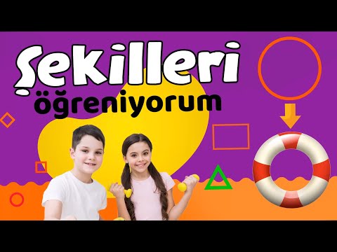 Şekilleri Tanıyalım | Geometrik Şekiller | Geometri Öğreniyorum | Nesneleri ve Hayvanları Tanıyalım