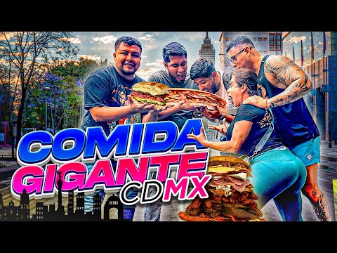 BUSCANDO COMIDA GIGANTE EN CDMX 🍔🌮