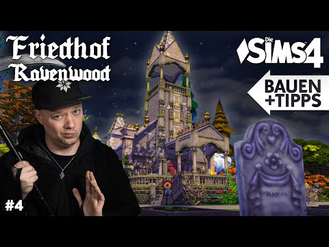 Friedhof bauen 💀🪦 NUR mit dem Die Sims 4 Leben & Tod Erweiterungspack #4: Krypta Hügel und Layout