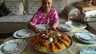 أنا مساكناش ف داري ليوم نوضح ليكم 🙏تفاية كسكسو المناسبات جميع الاسرار ديالو كيجي خطييير ❤️