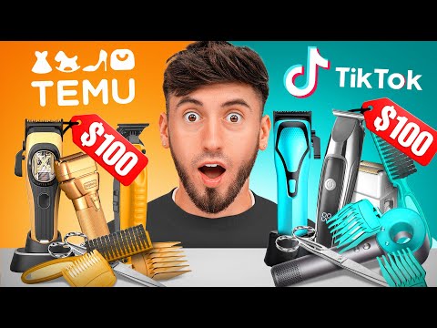 $100 Temu VS $100 TikTok Barber Kit!