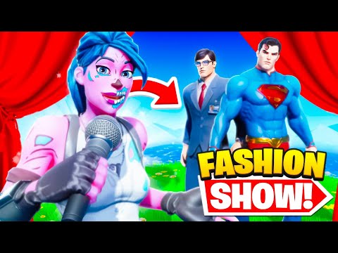 SUPERHERO ONLY FASHION SHOW! *GONE WRONG* (Fortnite)