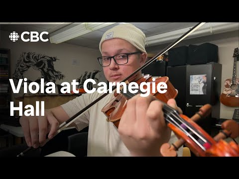 YouTube video thumbnail: N.B. Viola Player Heading to Carnegie Hall