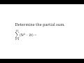 Partial Sums and Arithmetic Operations