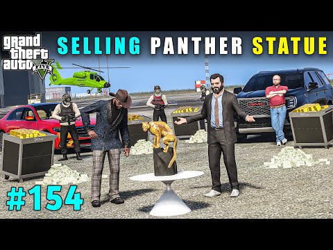 Selling Golden Panther Statue | Gta V Gameplay