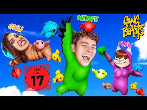 HILFE WIR WERDEN GEVÖGELT! | 😳🐦 Gang Beasts mit Gnu und Fufu