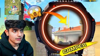 Intense Fight at Peak Roof 😲 Op 1 Vs 4 Gameplay 🤯 Today alone booyah - Free Fire