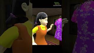 Grandpa and Ice Scream loves Beautiful Doll vs Evil Granny - Funny Horror #granny #shorts #animation