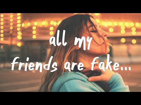 Tate McRae - all my friends are fake (Lyrics)