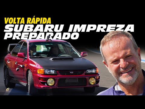 SUBARU IMPREZA DE 350 CV NA VOLTA RÁPIDA! Rubinho SENTA A BOTA no esportivo japonês fuçado