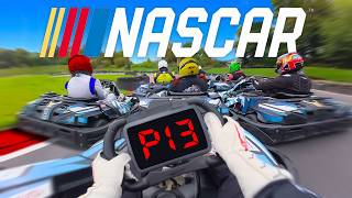 NASCAR... but in GO KARTS!