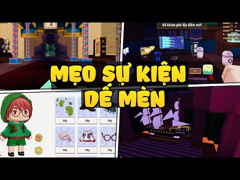 Mẹo tìm 12 địa điểm và nhận skin sự kiện dế mèn 100% thành  công trong Mini World