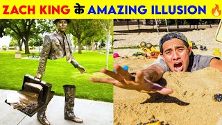Zach King Illusions Trick Revealed 💥 | Zach King Optical Illusions | #Shorts #illusion #zachking