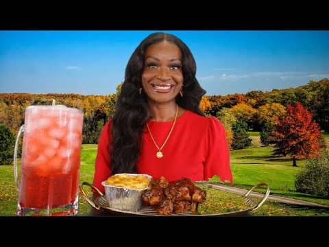 Eating BBQ Ribs Baked Mac N Cheese & Broccoli Sunday Dinner!