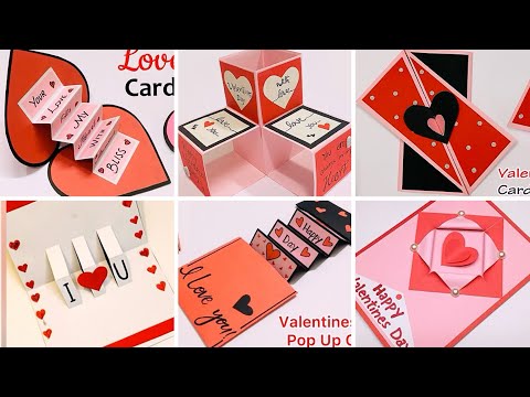 6 Easy & Cute Valentines Day Card | DIY Valentines Day Card | Love Card Ideas