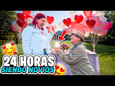 24 HORAS SIENDO NOVIOS 👩‍❤️‍💋‍👨✨✨(final inesperado)