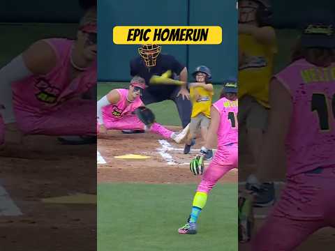5-year-old leaves the yard!! #bananaball #homerun #sports #savannahbananas #baby #baseball #mlb #fun