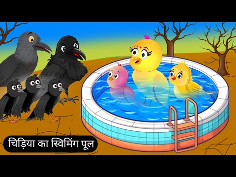 कौवे ने की चूरी | Tuni Chidiya Wala Cartoon | Tuni Achi Achi Kahani |Hindi Cartoon | Birds stories