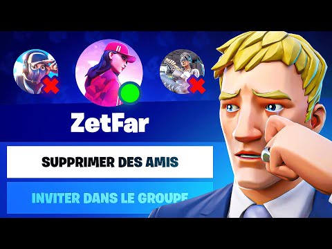 J’ai SUPPRIMÉ TOUS LES YOUTUBEURS de MES AMIS sur FORTNITE ? 😳