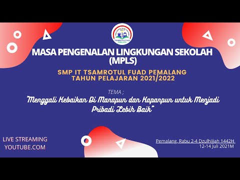 MPLS TAHUN PELAJARAN 2021/2021