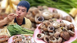 ต้มหน่อไม้ หอยหอม