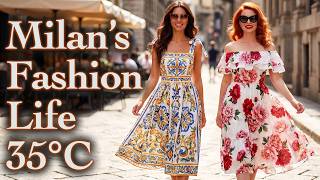 Shopping Season in Milan: Popular Fashion Trends Viral Summer Looks Milan Street Style July 2026