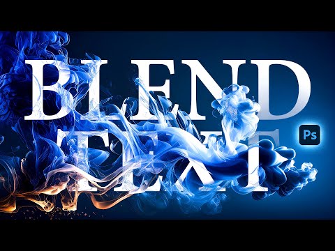 Blend Text With an image in Adobe Photoshop