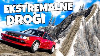 ❄️PRÓBUJEMY PRZEJECHAĆ NIENORMALNE DROGI!? | BeamNG Drive |