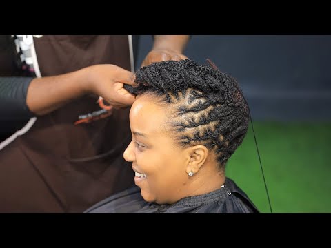 The Only Fastest Way Of Styling Short Natural Dreadlocks Tutorial.