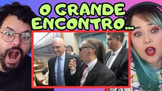 DE MALA E CÚIA EM BRASÍLIA COM ALEXANDRE DE MORAES Mizael Silv // REACT