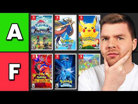 Ranking EVERY Nintendo Switch Pokemon Game