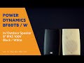 8" Wall Mountable Speaker - PD BF80TW In/Outdoor Speaker - White