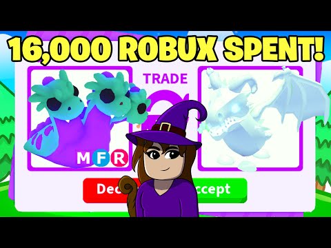 Trading 16K MEGA ROBUX JEKYLL HYDRA (Adopt me Halloween update)