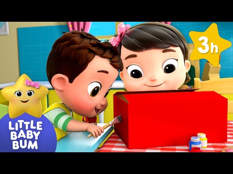 Cardboard Fire Engline Craft 💖 | 🚌Wheels on the BUS Songs! 🚌 Nursery Rhymes for Kids