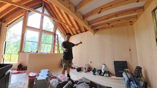 Heart of the Cabin is BEATING! - Offgrid Cabin Build