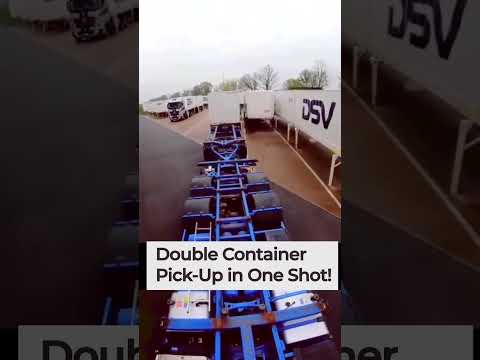 Backing Up Like a Boss: Double Container Pick-Up in One Shot!