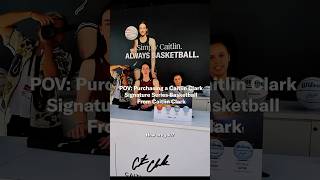 Purchasing A Caitlin Clark Signature Basketball From Caitlin Clark! 🏀