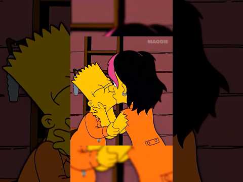 Bart se peleó con ella😢 #shorts #simpsons