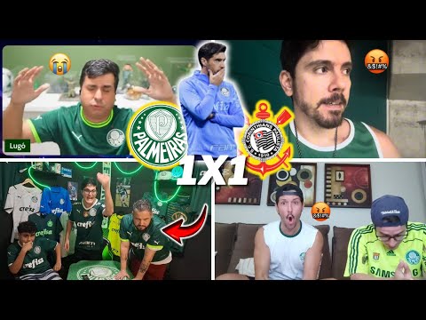 REAÇÕES DOS PALMEIRENSES REVOLTADOS ' FOI UMA DERROTA '' PALMEIRAS 1X1 CORINTHIANS- PAULISTÃO 2025