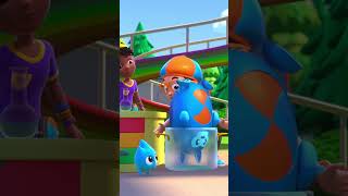 Mayhem Mode: Curiosity Crew Activated! 🚨🧠  Learn with #Blippi #BlippiWonders #Shorts