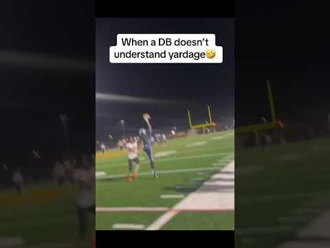 When a DB doesn’t understand yardage🤣 #coachjohnson #thaddboii #cju #kimanipsyduck
