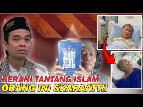 SKARAATT!! ADZAB ALLAH MUTLAK, ORANG INI AROGAN KEPADA USTADZ ABDUL SOMAD