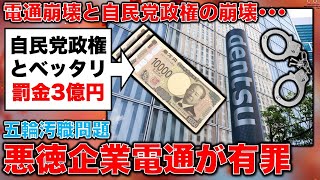 罰金3億円！電通、五輪談合裁判で二審も有罪！元博報堂作家本間龍さんと一月万冊