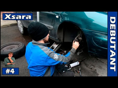 Remplacer Disques, plaquettes,  avant  Citroën xsara  pour débutant #4