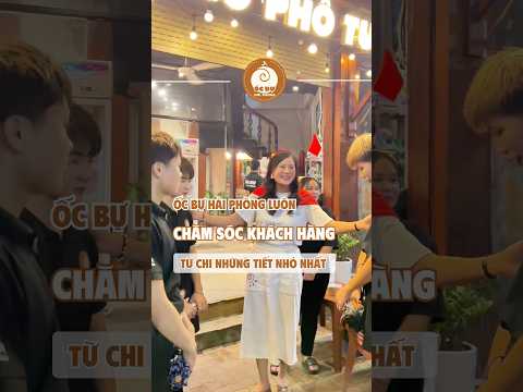 Ốc Bự Hải Phòng luôn chăm sóc khách hàng từ chi tiết nhỏ nhất #ocbuhaiphong #xuhuong #sixsenagency